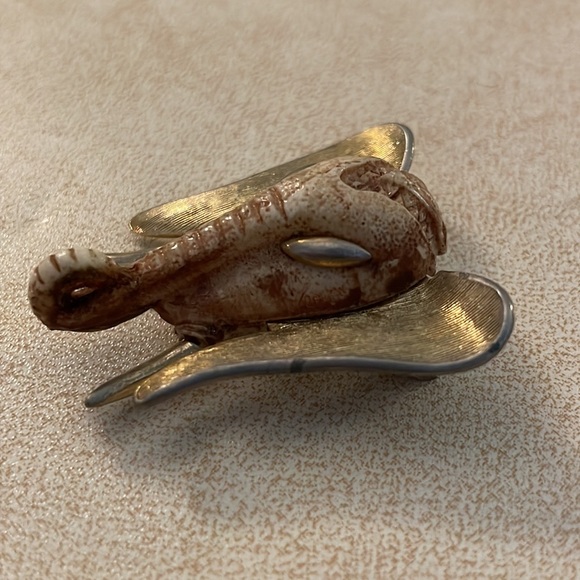 Vintage Rare RAZZA Elephant Head Brooch - Picture 4 of 8